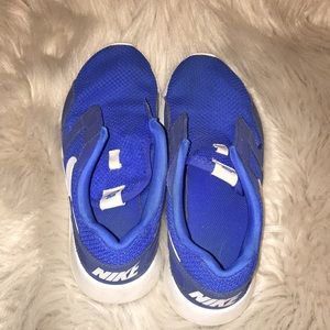 Nike blue running shoes